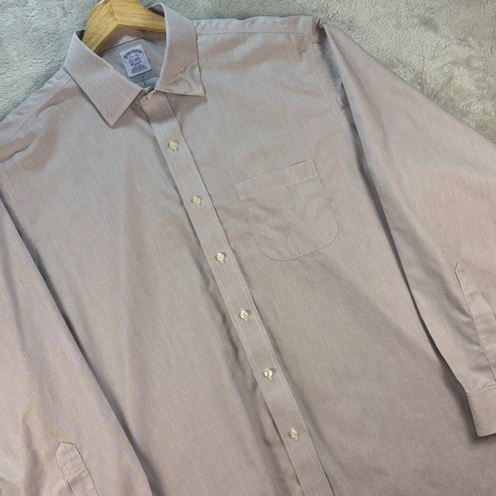 Brooks Brothers Classic Fit Non Iron Supima Cotton Dress Shirt 17 1/2-36
